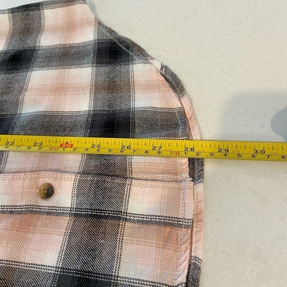 Vans Plaid/ tartan flannel button-up shirt size S - Picture 9 of 12